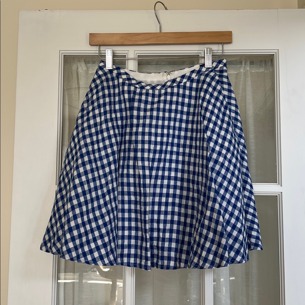 J. Crew Plaid Skirt with POCKETS